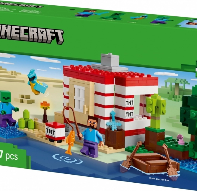 Casă TNT în junglă LEGO Minecraft