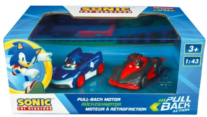 Set mașini Sonic Shadow Pull Back