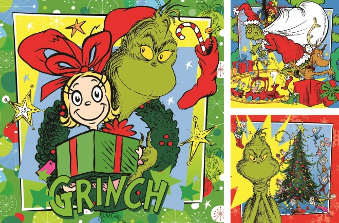 Puzzle Ravensburger Grinch 3x49 piese