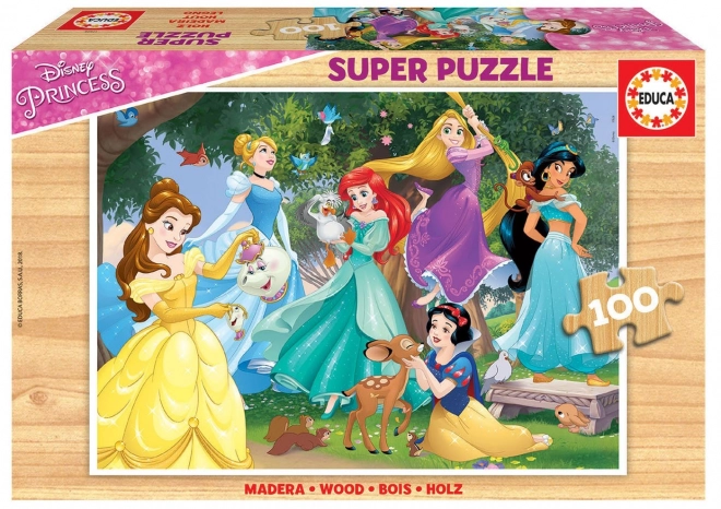 Puzzle din lemn Disney prințese