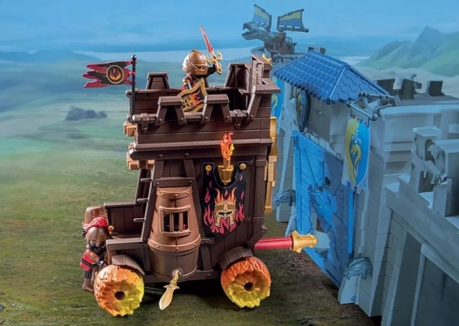 Set figurine Playmobil Novelmore Căruță de luptă cu tun de foc