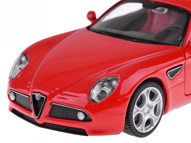 Mașinuță metalică Alfa Romeo 8C Competizione 1:32 cu lumini