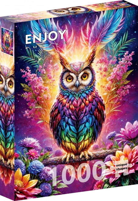 Puzzle Neon Bufnița 1000 piese