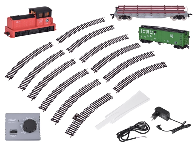 Set tren electric clasic cu telecomandă H0