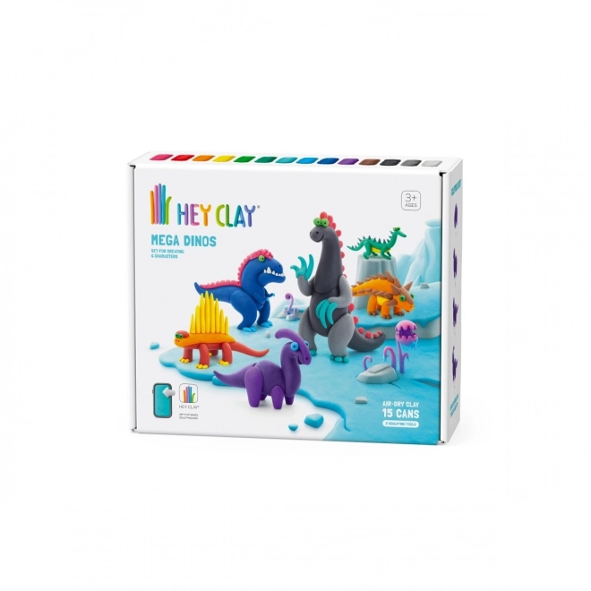 Set mega dinozauri plastilină Hey Clay