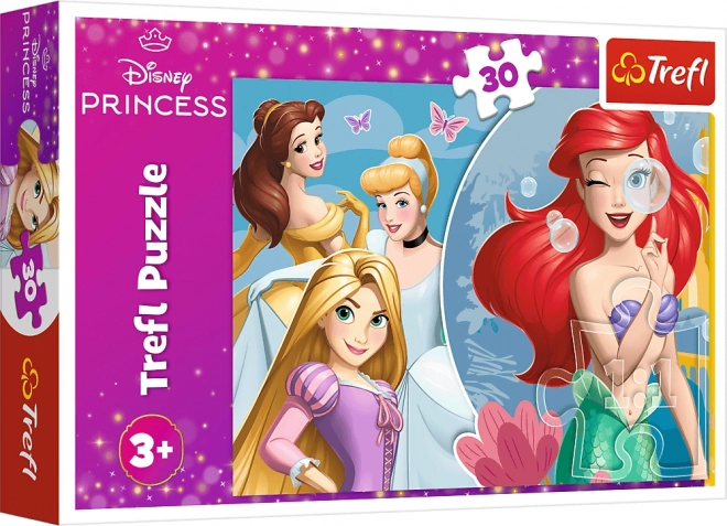 Puzzle 30 piese zi frumoasă prințese Disney