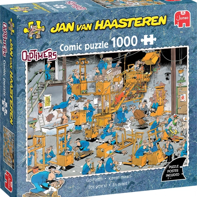 JUMBO Puzzle: Oldtimery - Înainte! 1000 de piese