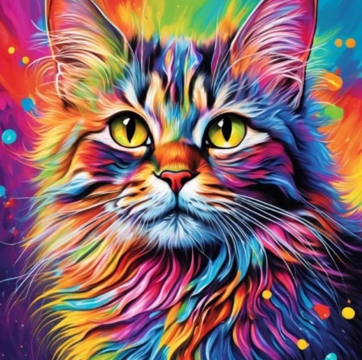 Norimpex Pictură cu diamante Portret pisoi colorat 30x40cm