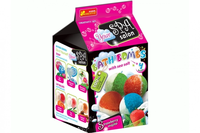 Set Baie Bombe - Mojito cu căpșuni