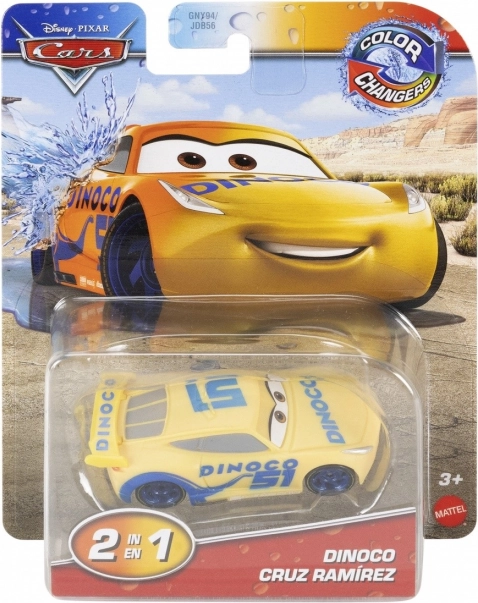 Vehicule mobile care își schimbă culoarea, Dinoco inspirate din filmul Mașini de la DisneyPixar