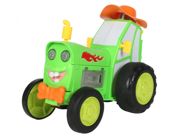 Tractor cu telecomandă și funcție de sărituri