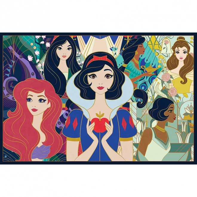 Puzzle Căzucătoare Prințesele Disney 2x200 piese