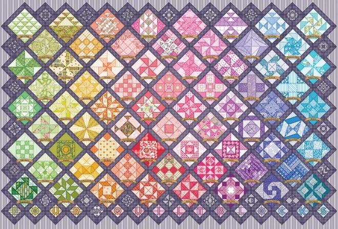 Puzzle cu pături brodate 2000 piese