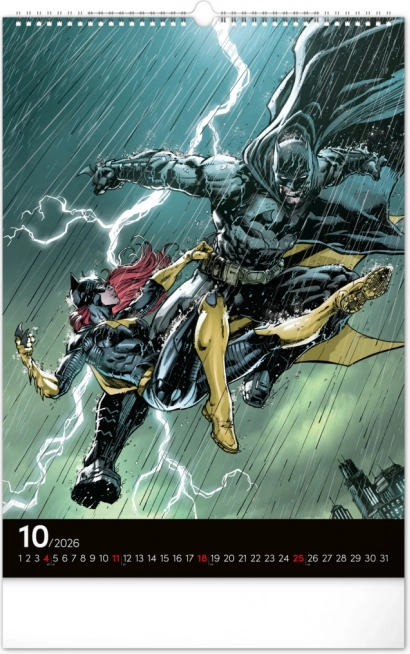 Calendar de perete Batman Dark 2026
