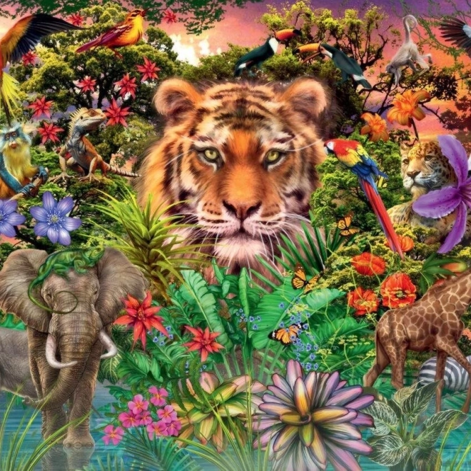 Puzzle animale exotice 1000 piese