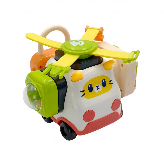 Tablă manipulatorie Montessori Woopie Baby - Panou de activitate colorat