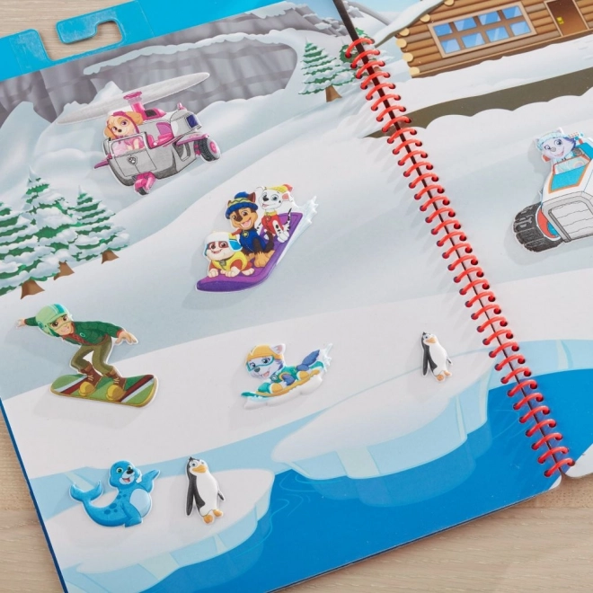 Paw Patrol autocolante de dimensiuni mari reutilizabile - Arctica