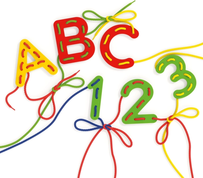 Quercetti înșirare litere și cifre ABC + 123