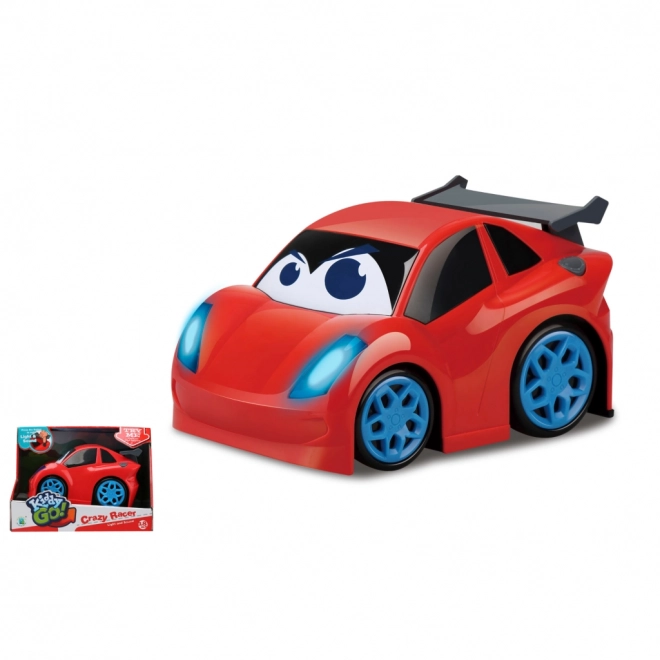 Kiddy Go! mașinuță sport roșie cu lumini și sunet