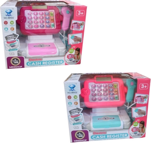 Casă de marcat digitală cu accesorii pentru copii