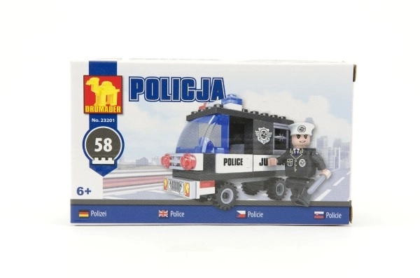 Set de construcție mașină de poliție Dromader