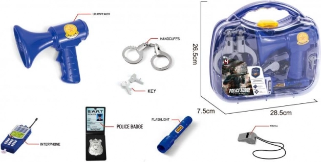 Valiza polițistului pentru copii PLEJO