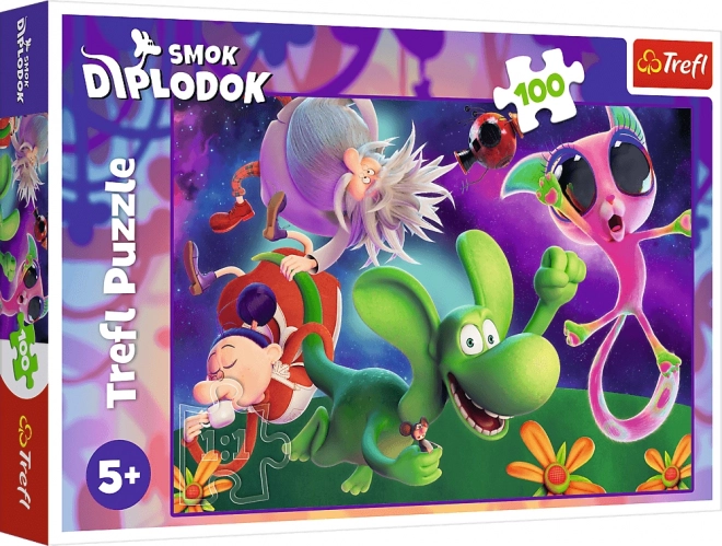 Puzzle Hocus Pocus Diplodocus 100 piese