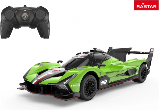 Mașină R/C 1:24 LAMBORGHINI SC63 verde de la Rastar