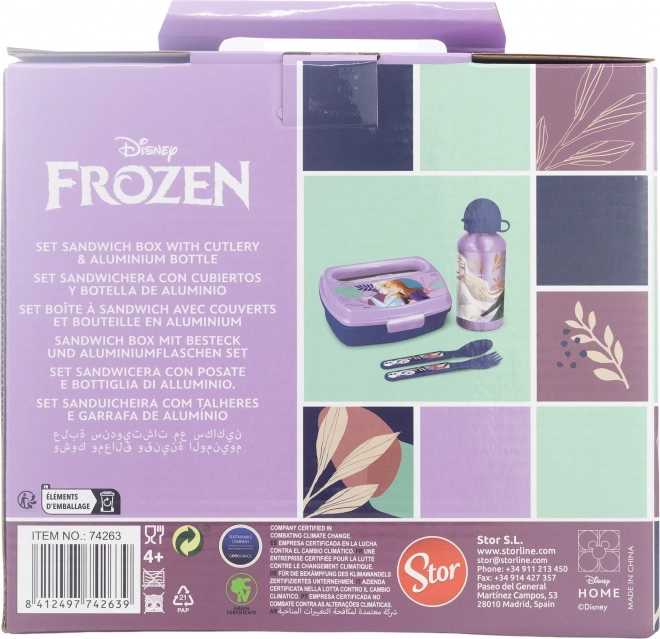 Set de masă pentru copii Frozen 4 în 1