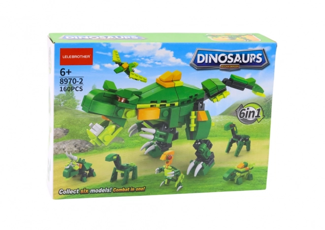 Joc de construcție Dinozaur 6 în 1