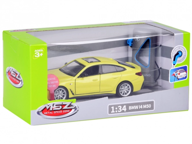 Model metalic auto BMW i4 M50 electrice