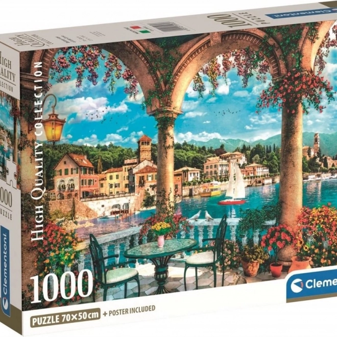 Puzzle Priveliște la Lacul Como 1000 de piese