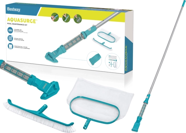 set pentru curățarea piscinei Bestway AquaSurge fără fir