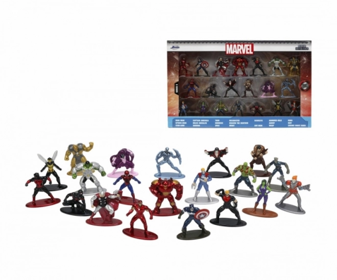 Figurine de colecție metalice Marvel set 20 piese