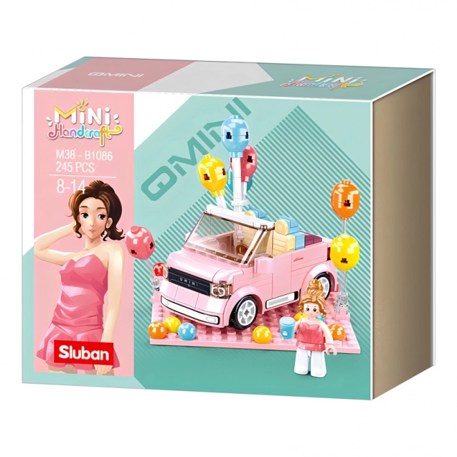 Sluban Girls Dream decapotabil roz mini