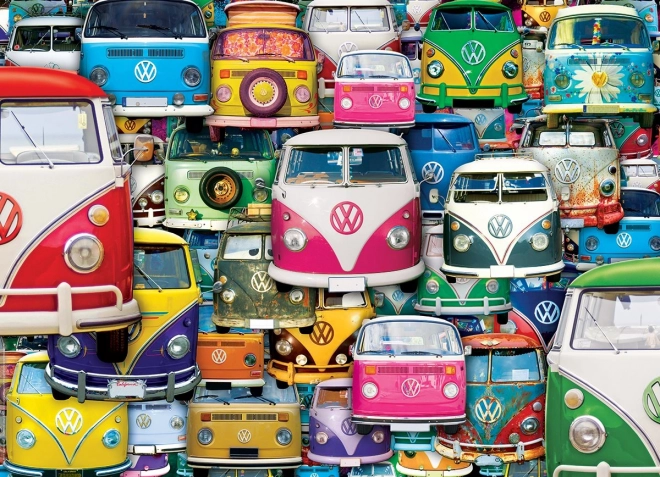 Puzzle Volkswagen Bus Funky Jam 1000 piese