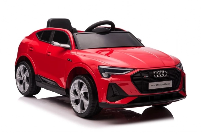 Audi E-Tron mașină roșie pe baterii QLS-6688