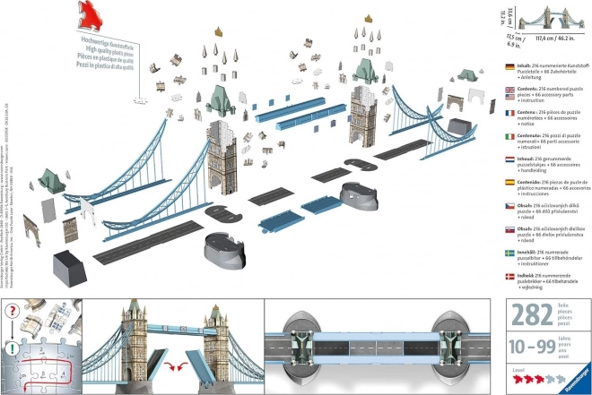 puzzle 3D RAVENSBURGER Tower Bridge