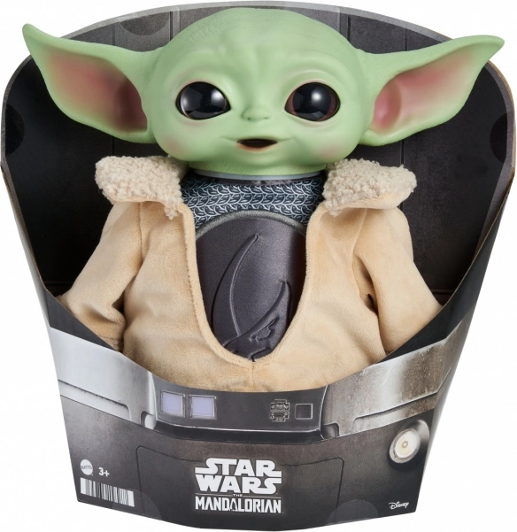 Jucărie din pluș Star Wars Mandalorian Grogu 28 cm