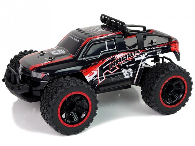 Mașină telecomandată 4x4 off-road cu amortizoare - roșie