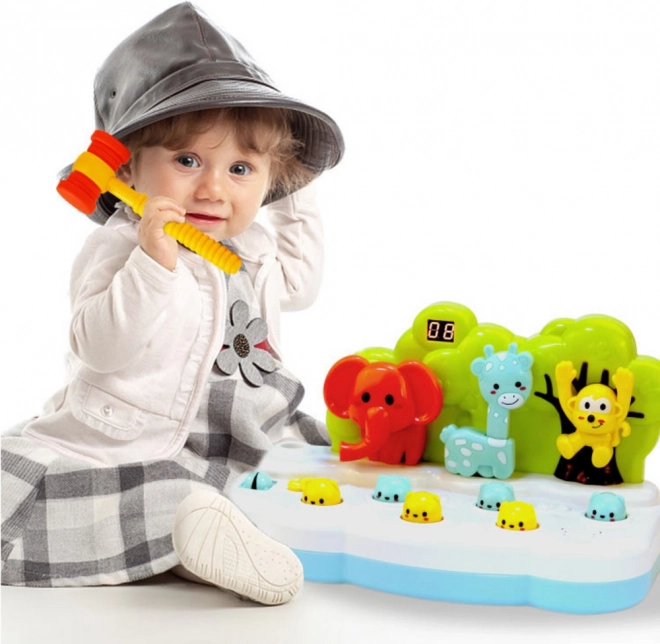 Joc distractiv cu animale Whack-A-Mole cu contor