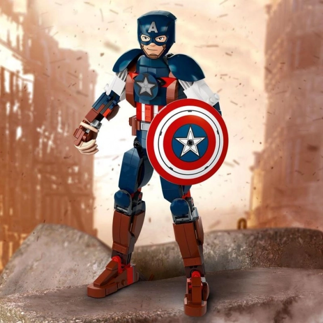 Figurină construibilă Captain America