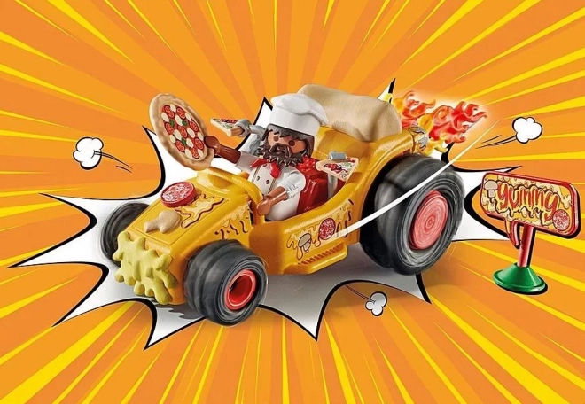 Set figurine Playmobil Funstars Racing: Pizza
