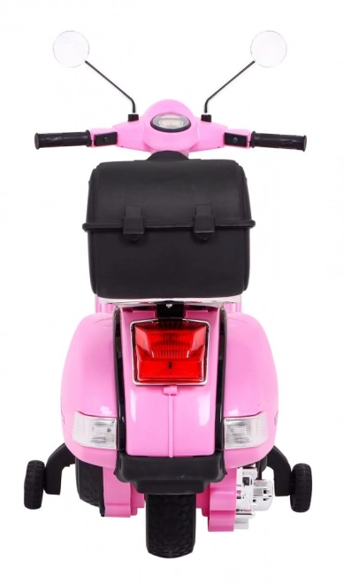 Scuter electric Vespa pentru copii roz