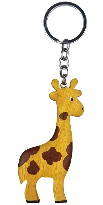 Breloc din lemn girafă 2Kids Toys