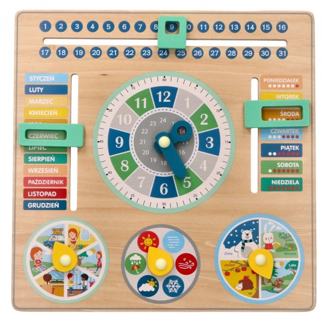Calendar de lemn Adam Toys