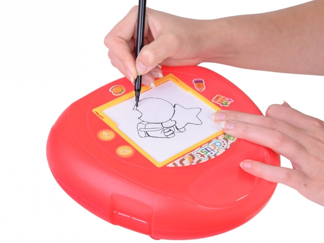 Proiector educativ 3 în 1 pentru desen cu valiză și diapozitive
