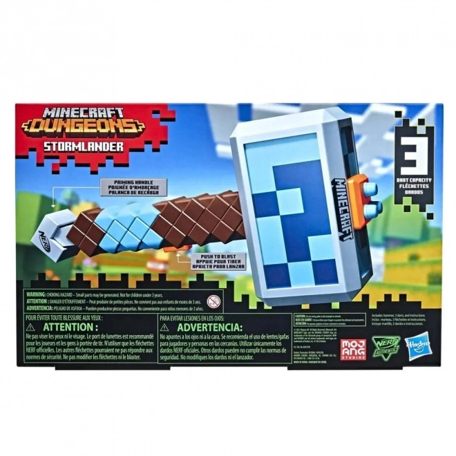 Blaster nerf inspirat din Minecraft Stormlander