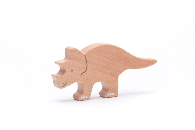 Set de 10 dinozauri din lemn