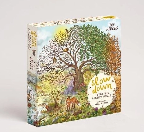 Puzzle Natura cu 100 piese de la Chronicle Books